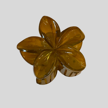 HIBISCUS FLOWER HAIR CLIP 8CM NEUTRAL MULTI - STUDIO JO STORE